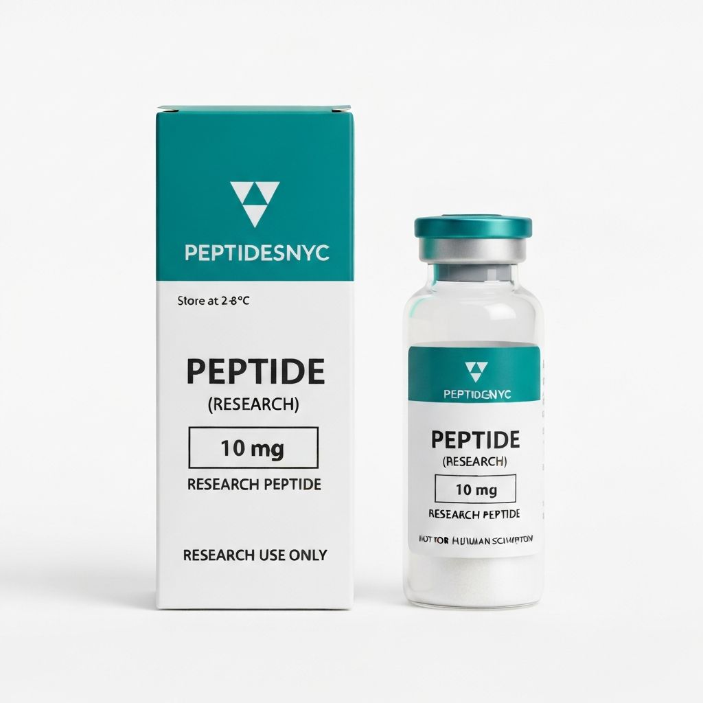 GLP3-R research peptide product packaging and vial